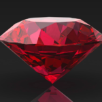Stunning example of a cut ruby ready to be valued by WJV.